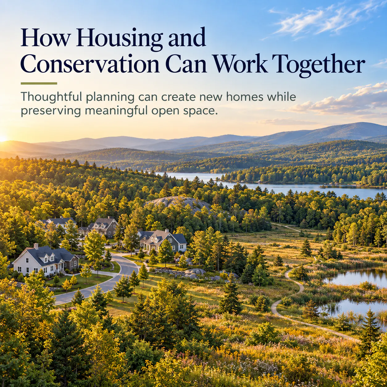 How Housing and Conservation Can Work Together
